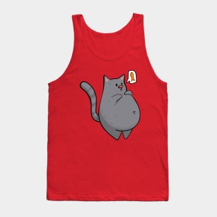 Russian Blue - Fat Cat Design Tank Top